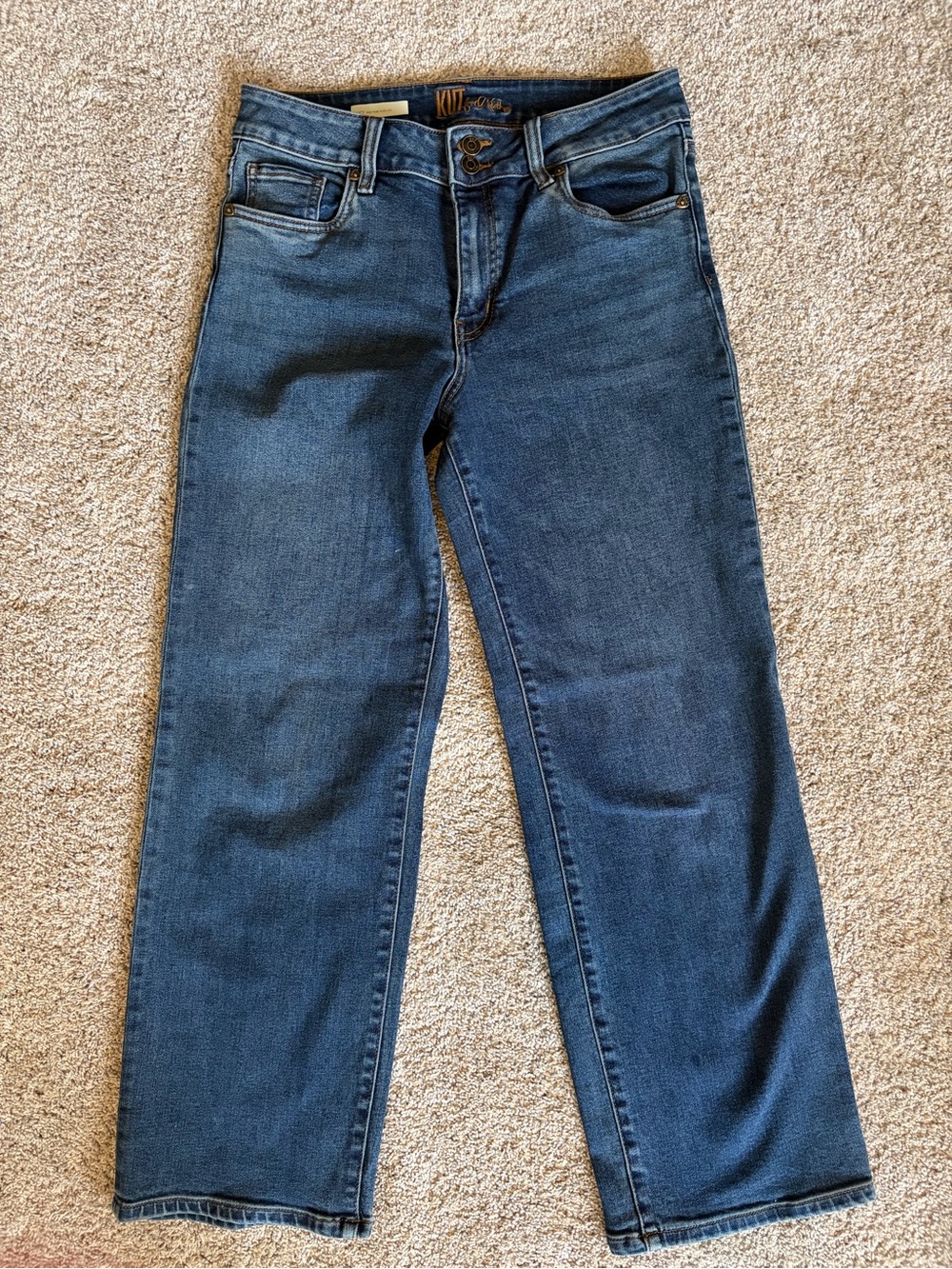 Kut from the Kloth Lucy High Waist Wide Leg Jeans 8